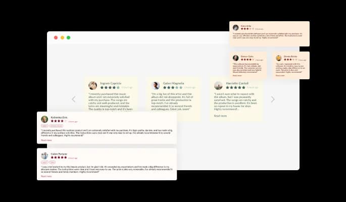 eBay Reviews - Multiple Layouts