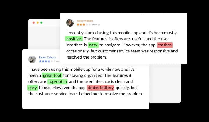Google Play Reviews - Include or Exclude Keywords