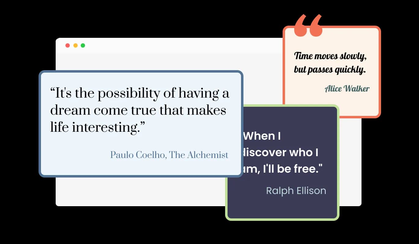 Quotes Carousel - Set the Carousel Quotes Size