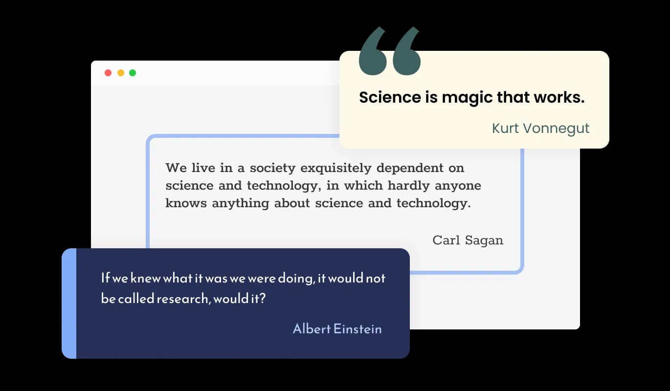 Quotes Carousel - Select from Multiple Quotes Types