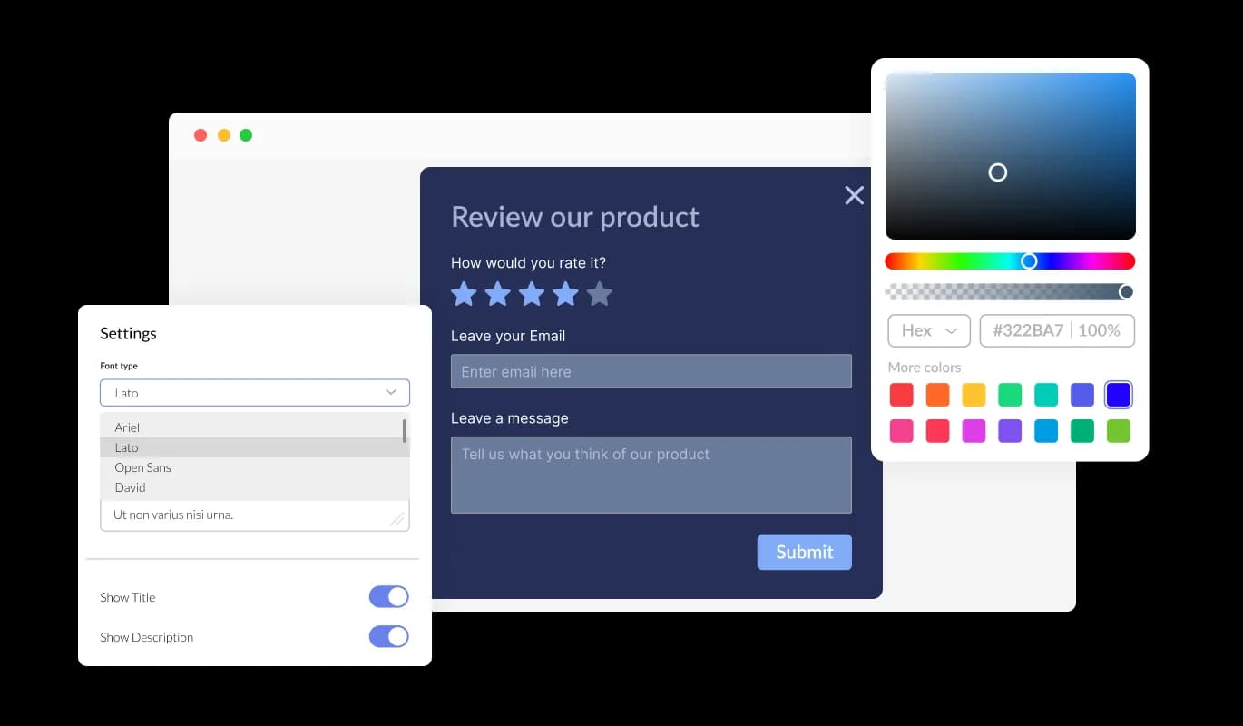 Feedback Popup - Fully Customizable Magento Feedback popup