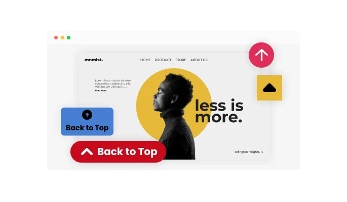 Back to Top Button - Multiple Skins for the Back to Top button