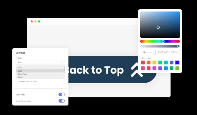 Back to Top Button - Easily customizable plugin