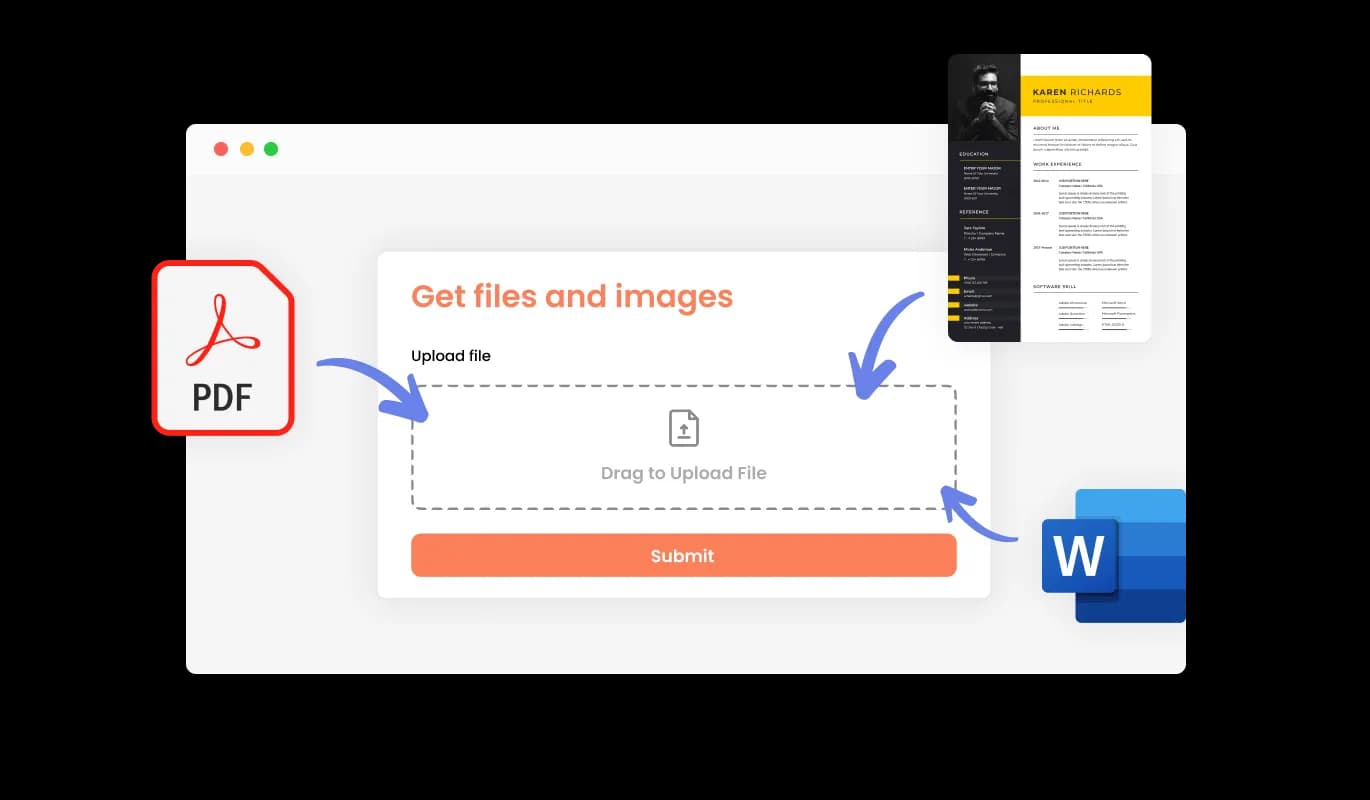 Job Application Form - Effortlessly Obtain Resume File Attachments on Joomla
