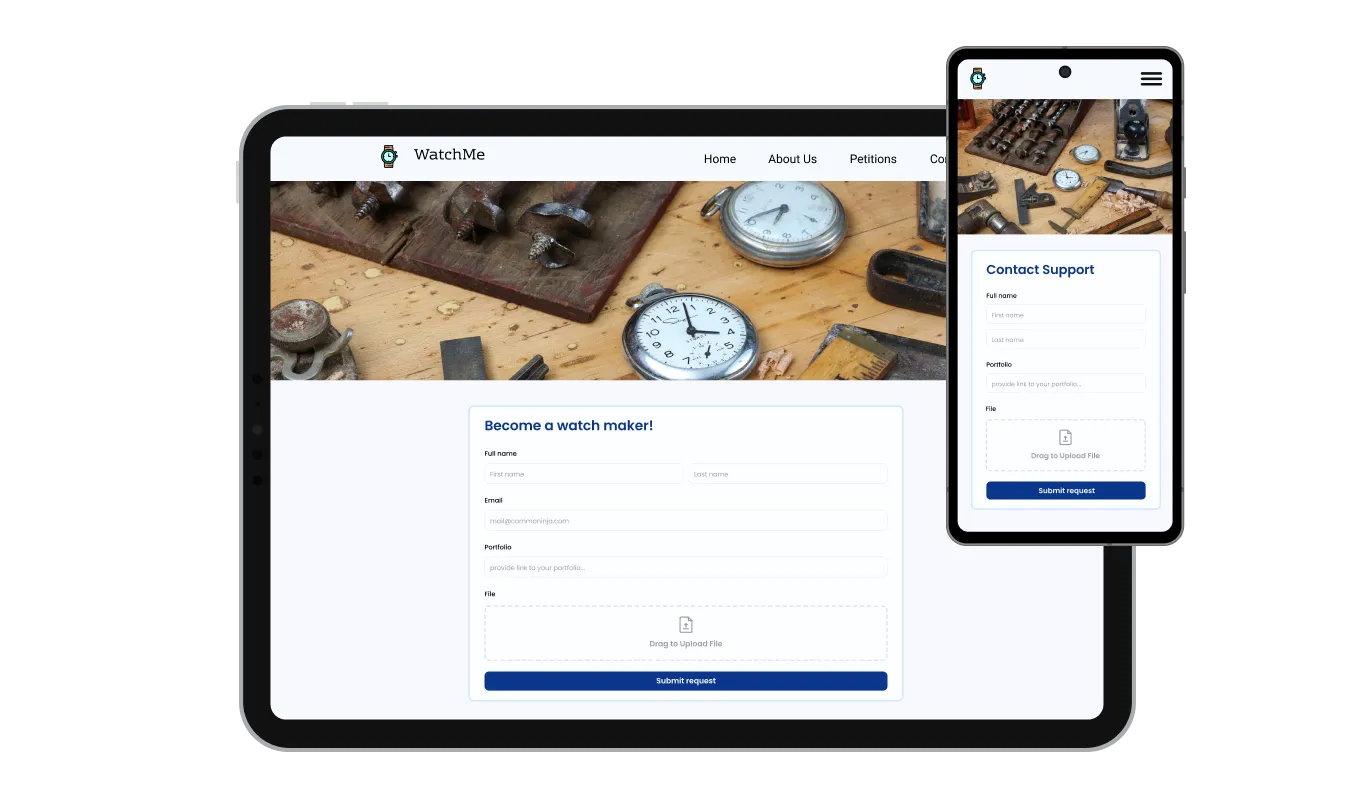Job Application Form - Joomla Job Application Form Custom CSS