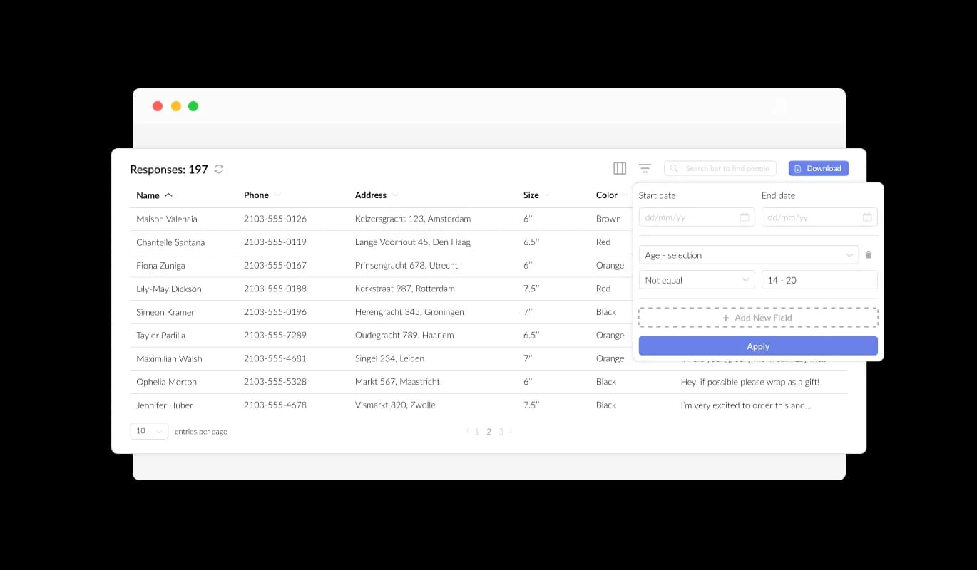 Order Form - Efficiently Export and Organize Order Data with Magento CSV Functionality