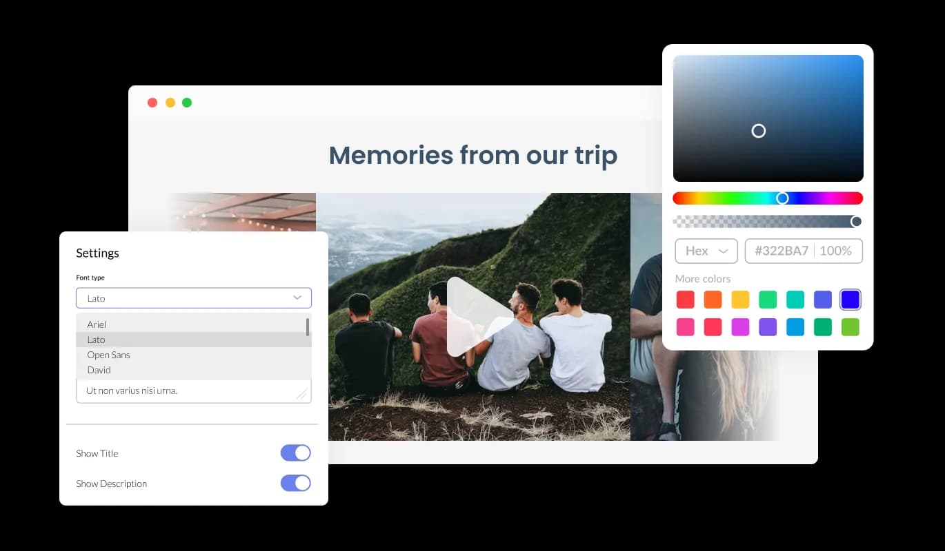 Video Slider - Fully Customizable Video Slider Widget