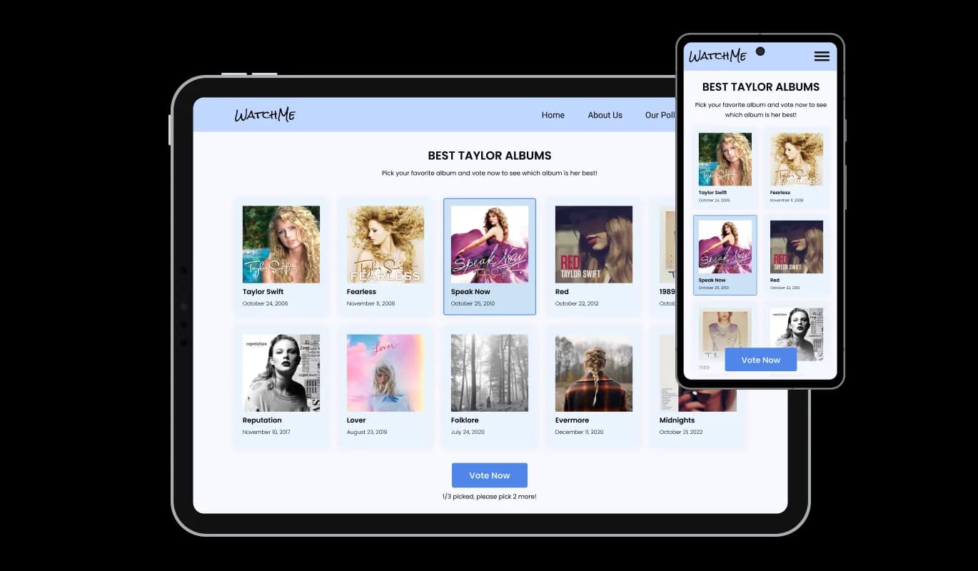 Image Poll - Notion Image Poll Responsive Design