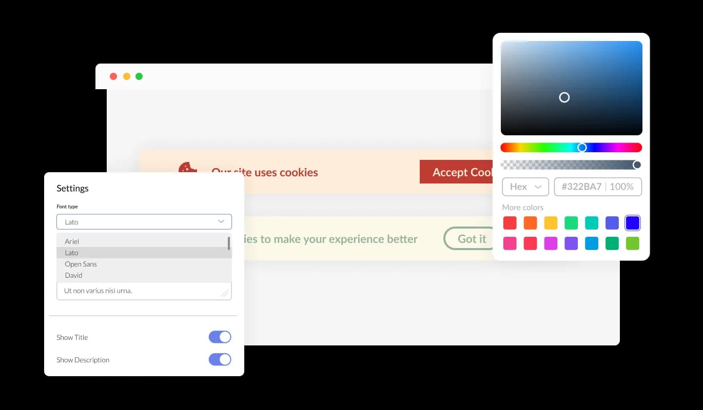 Cookies Consent Bar - Highly Customizable Consent Bar for Magento