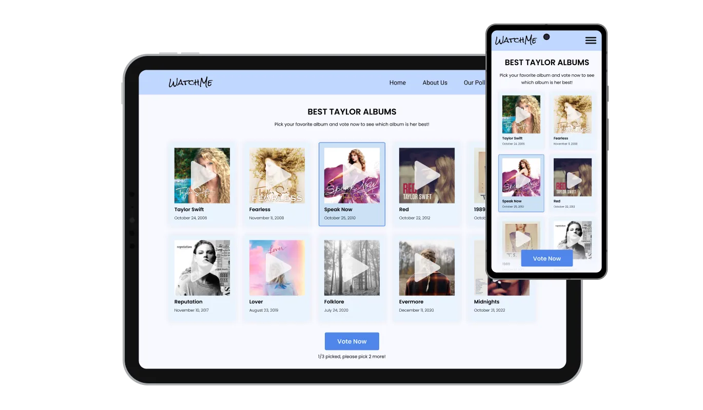 Video Poll - Video Poll Responsive Design