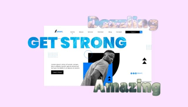  Headline With Background Image  logo