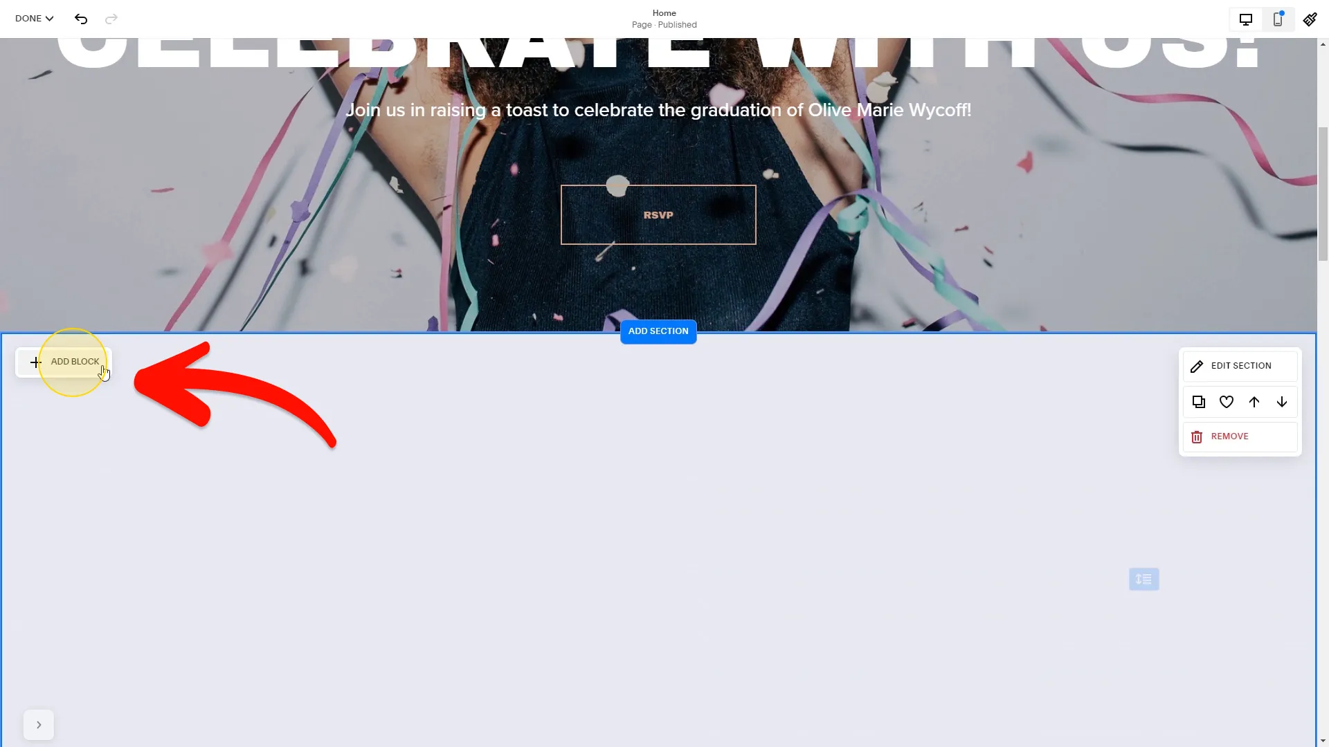 Add Block