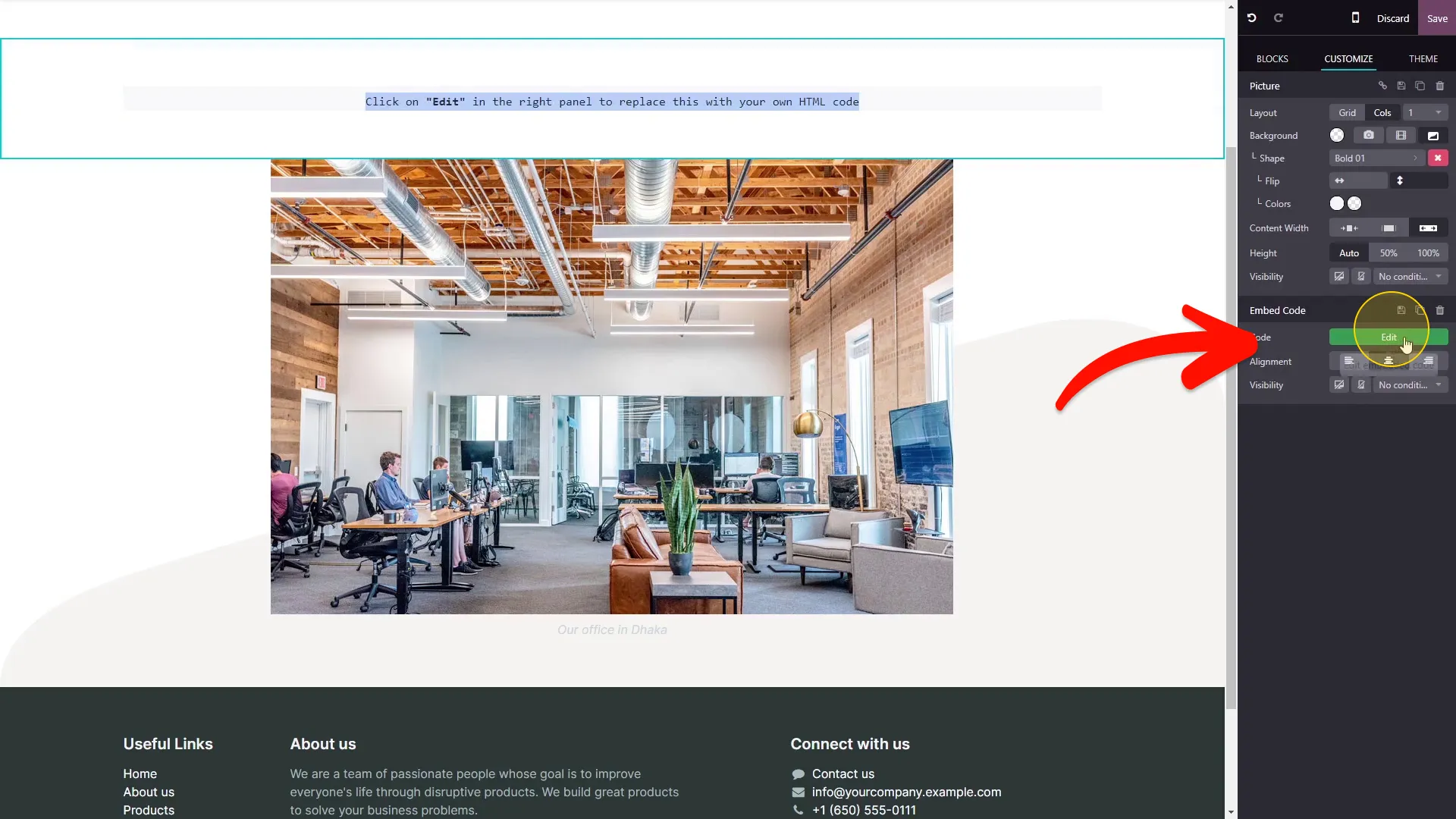 How to add Image Carousel to Odoo