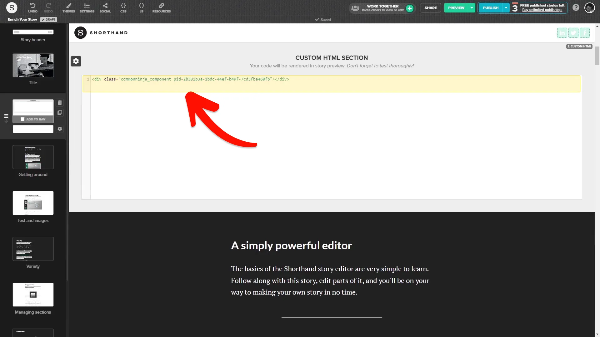 Add the World Clock embed code