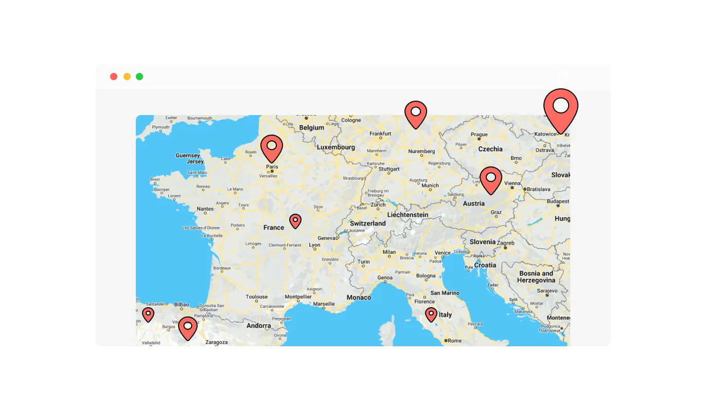 Google Maps - Showcasing Multiple Locations
