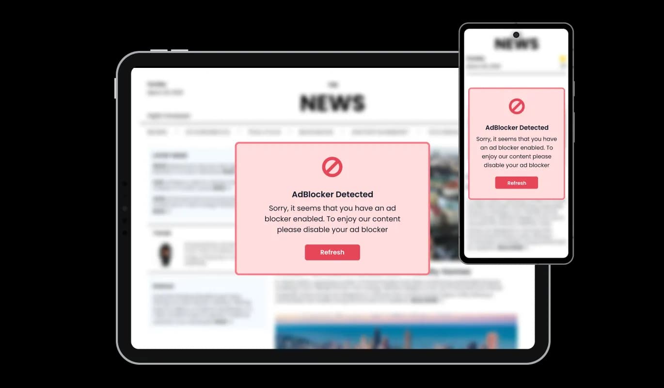 AdBlocker Detector - Perfectly Responsive AdBlocker Detector widget