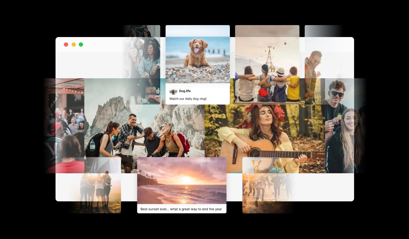 Instagram Slider - Interactive Hover Effects