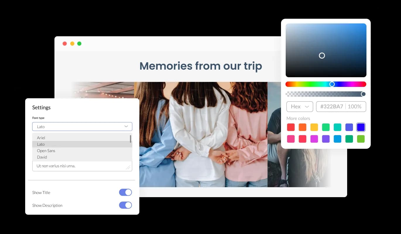 Instagram Slider - Full Customization Capabilities