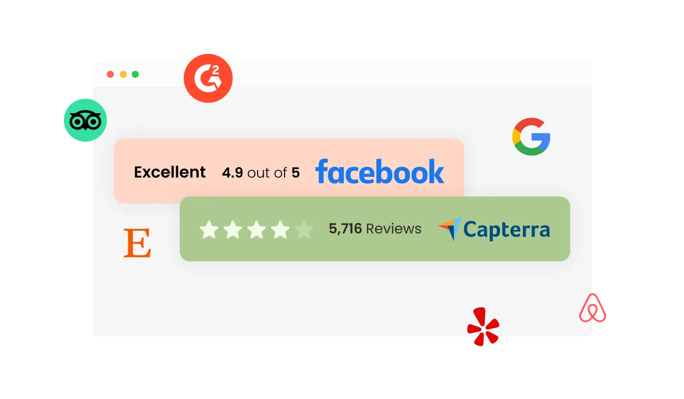 Reviews Trust Box - Select from Various Review Platforms