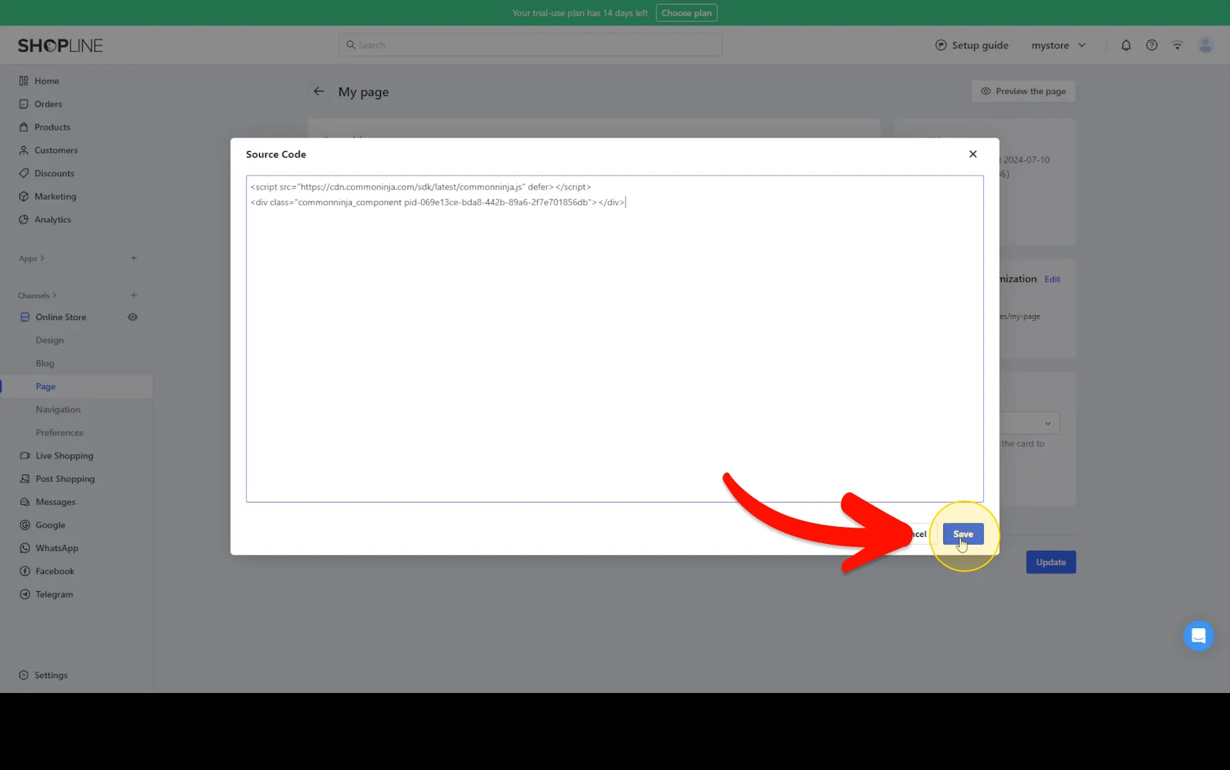 Close the Source Code window