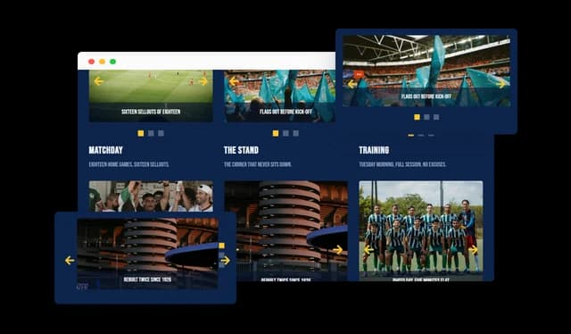 Carousel Grid - Navigation Arrows and Pagination