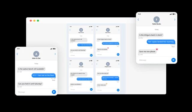 iMessage Conversation - One Thread or a Whole Wall of Them