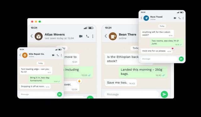 WhatsApp Conversation - Multiple Conversation Layouts