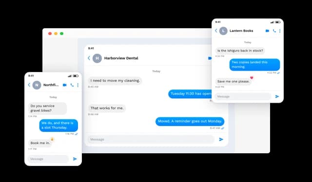 Messenger Conversation - Fluid at Any Width