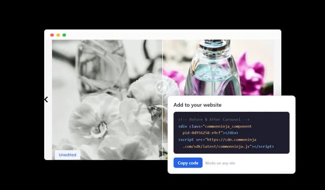 Before & After Carousel - Easy to Embed on Any Website
