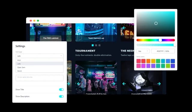 Carousel Grid - Custom Styling and CSS