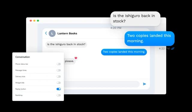 Messenger Conversation - Show Only What You Want Shown