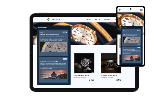Announcements - It's all about responsive design for your BuildYourSite website