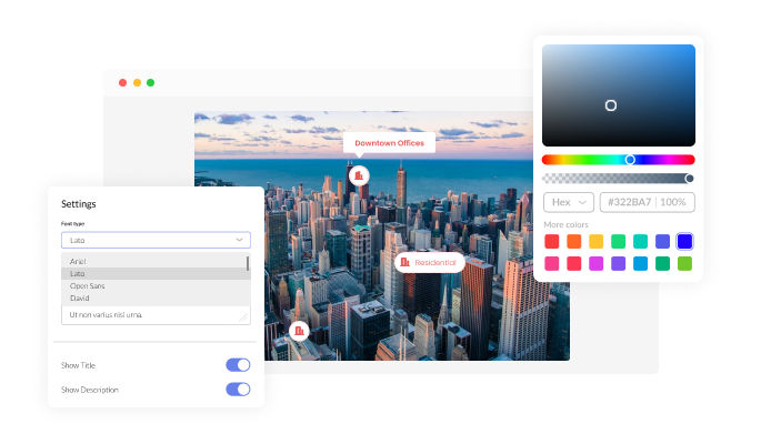 Image Hotspot - Image hotspot for eZee Panorama CSS Customization