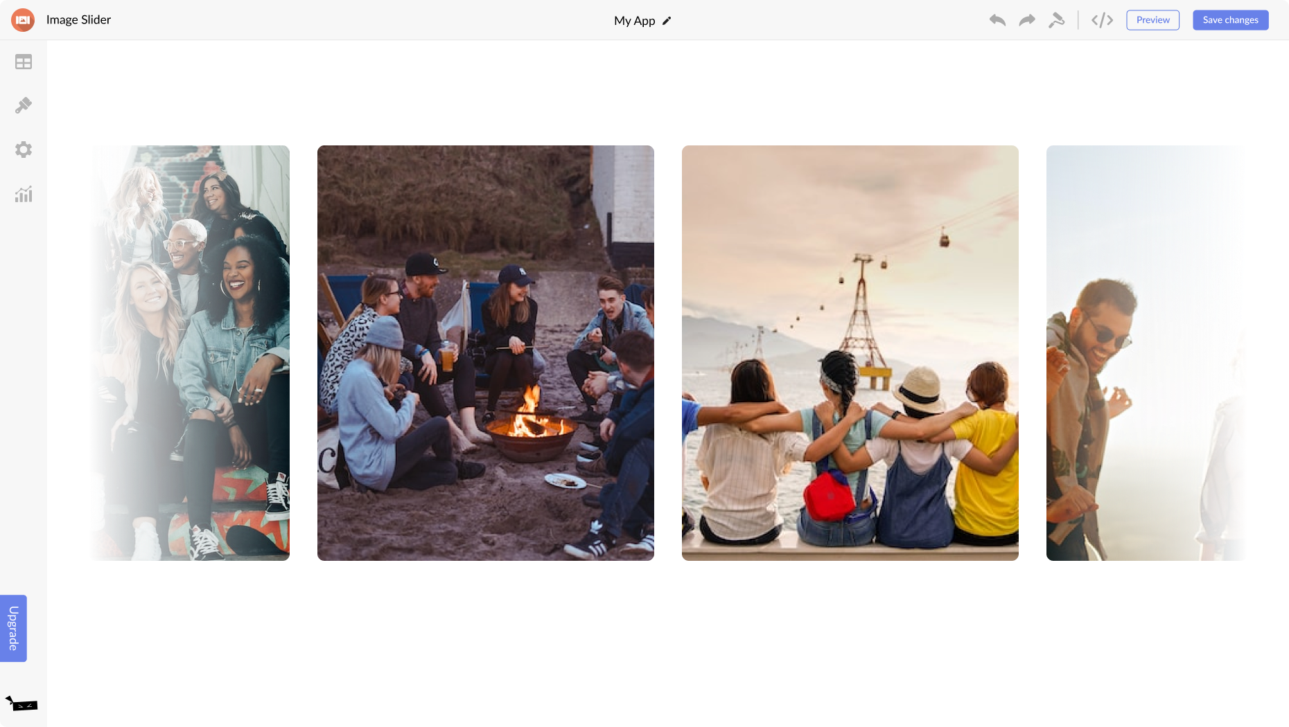 Image Slider for Swipe Pages
