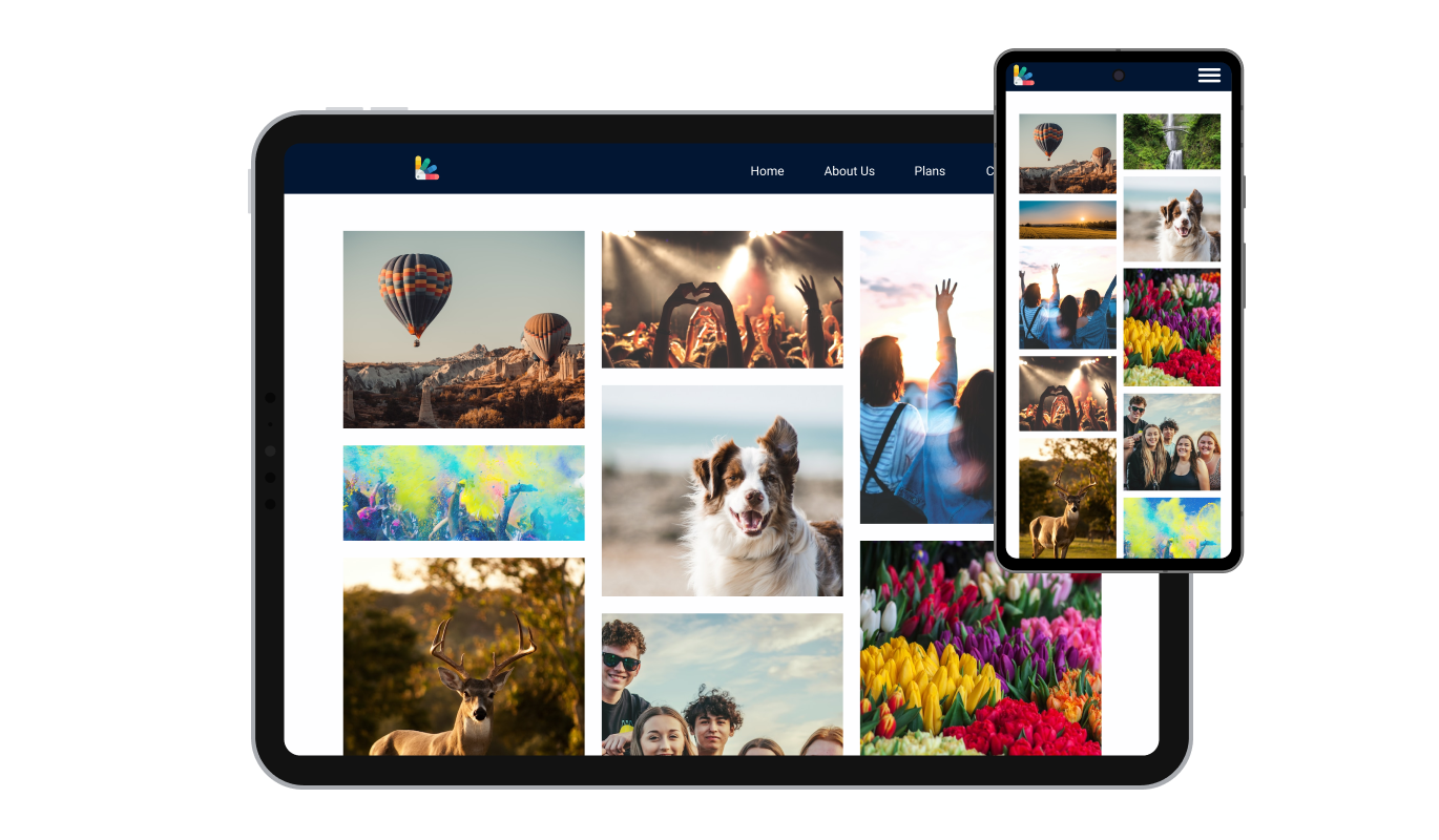 Image Gallery - It's all about responsive design for your Weebly website