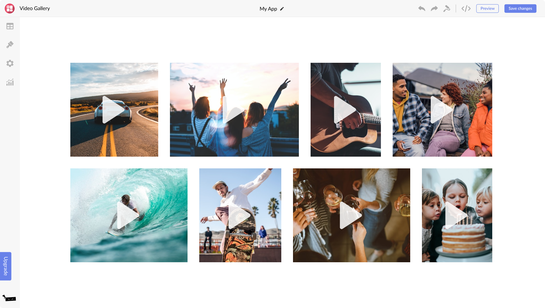 Video Gallery for Weebly