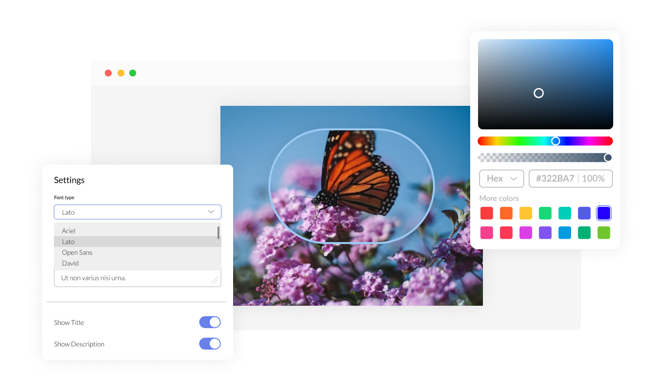 Image Magnifier - Total Customizability Image magnifier for Portfoliobox