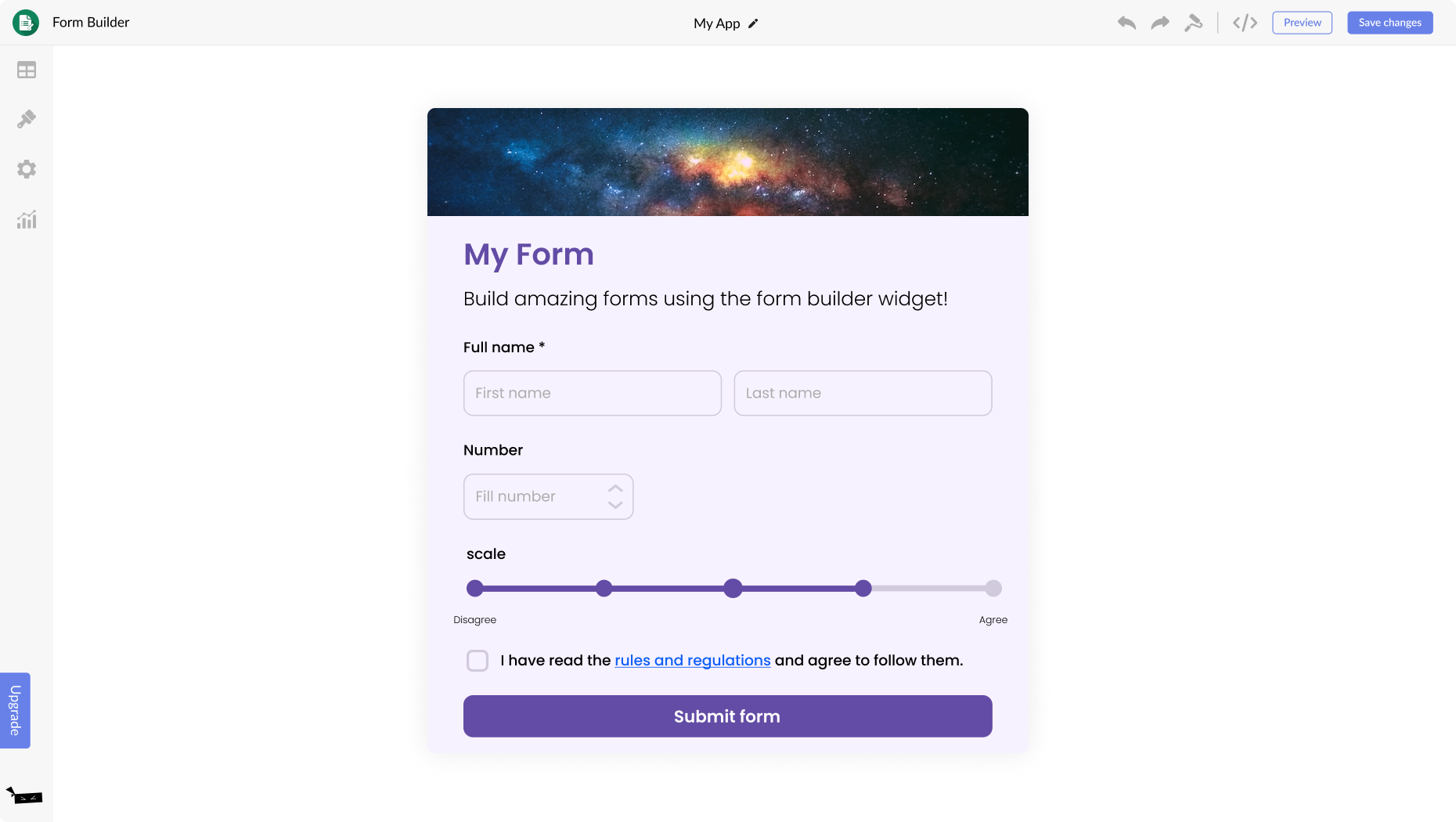Form Builder for Yampi