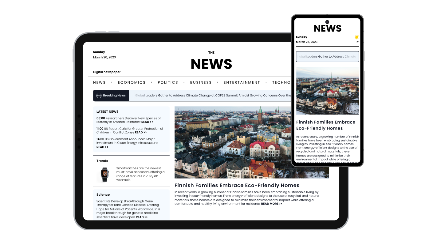 News Ticker - Optimized for Every Device: News Ticker