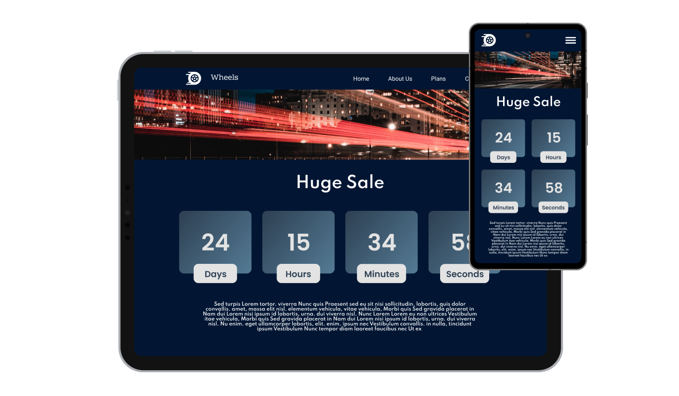 Countdown - Countdown app with Adaptive Design on BigCommerce