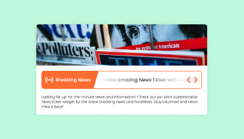 News Ticker for Swipe Pages logo