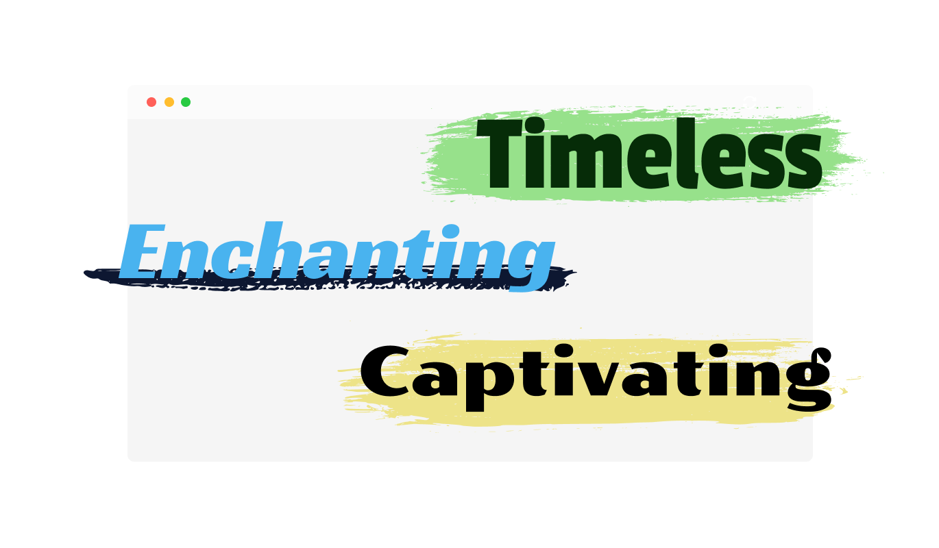 Highlighted Headlines - Multiple Styling Options for Highlighted Titles for Carbonmade