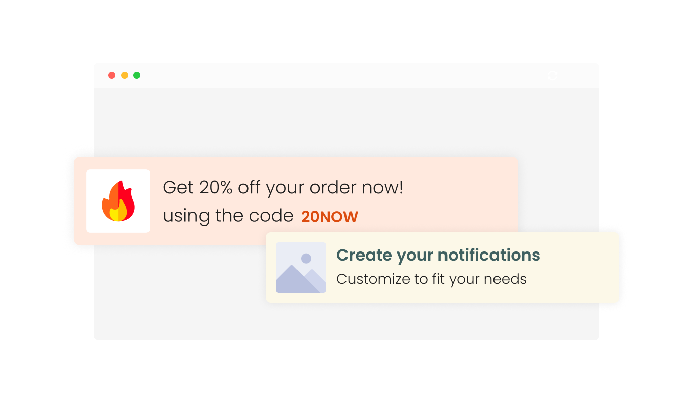 Social Proof - Enhanced Engagement: Coupons and Custom Messages