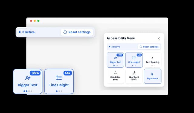 Accessibility - Saved Preferences and Keyboard Access