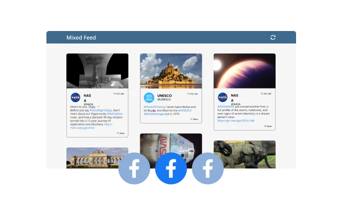 Facebook Feed - Different Feed Types