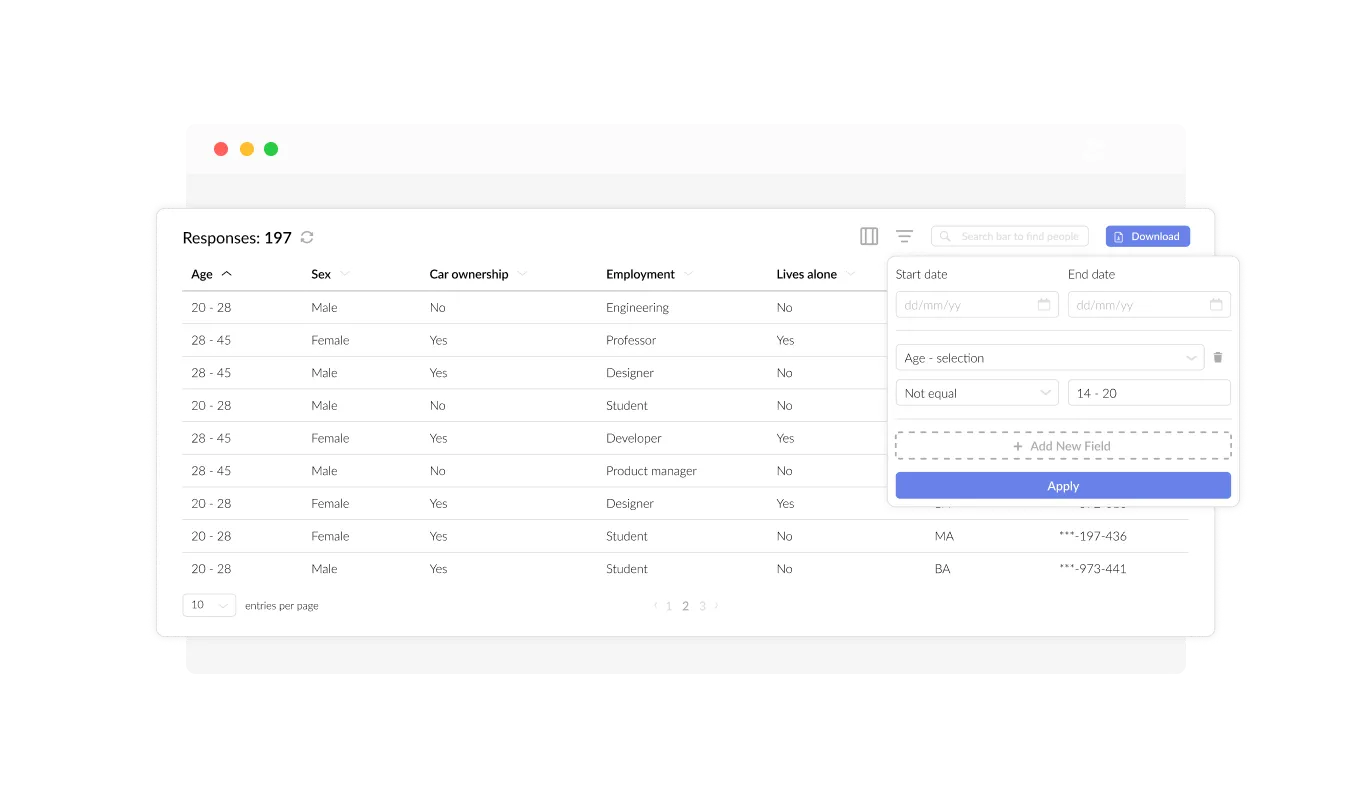 Contact Form - Easy Entry Collection