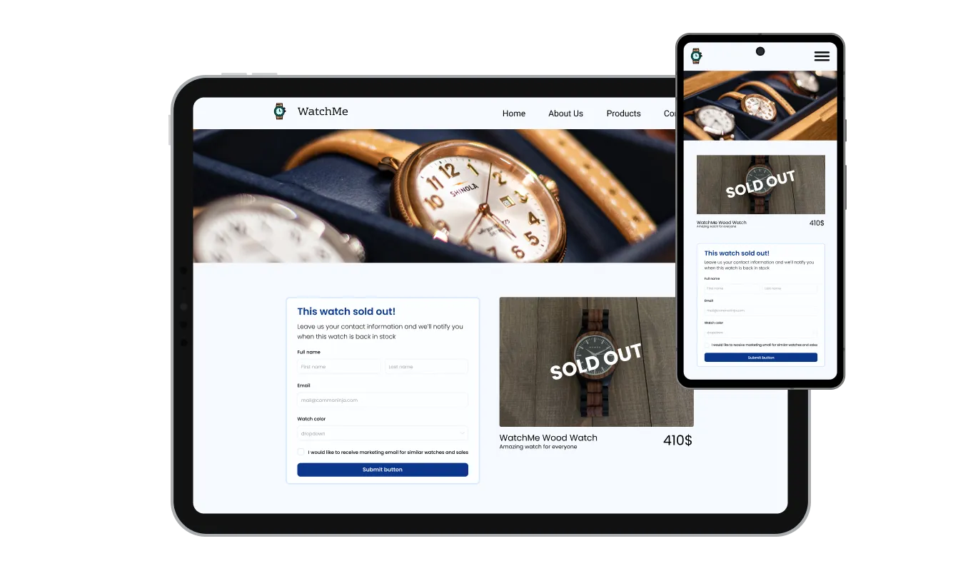 Contact Form - Perfectly Responsive