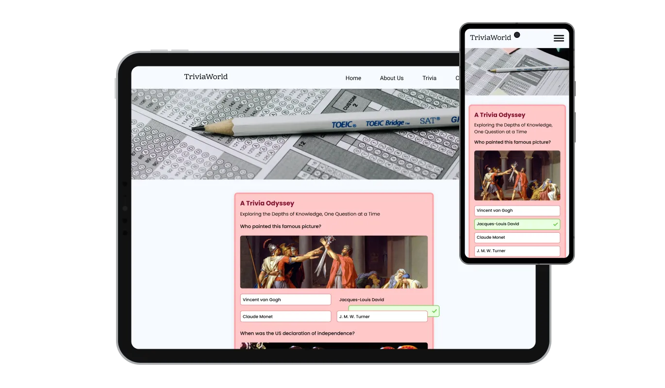 Quiz Maker - Perfectly Responsive Quizzes