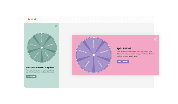 Spinning Wheel widget - Free & Works on Any Website